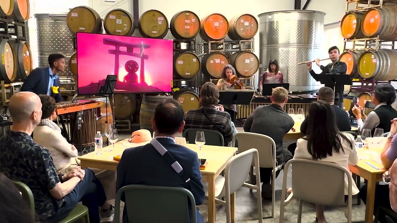 How the ONI re-cut video was played at the Nippon Kobo Event